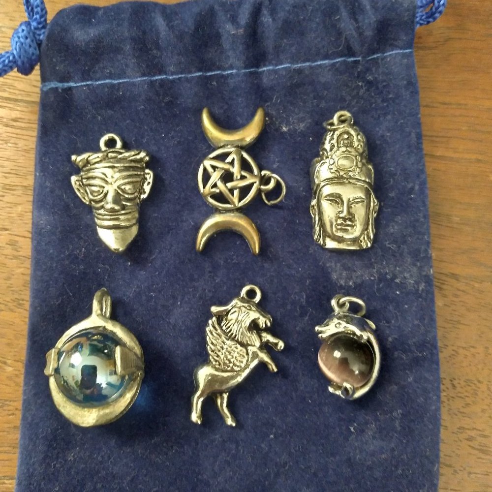 Silver-tone Charms
